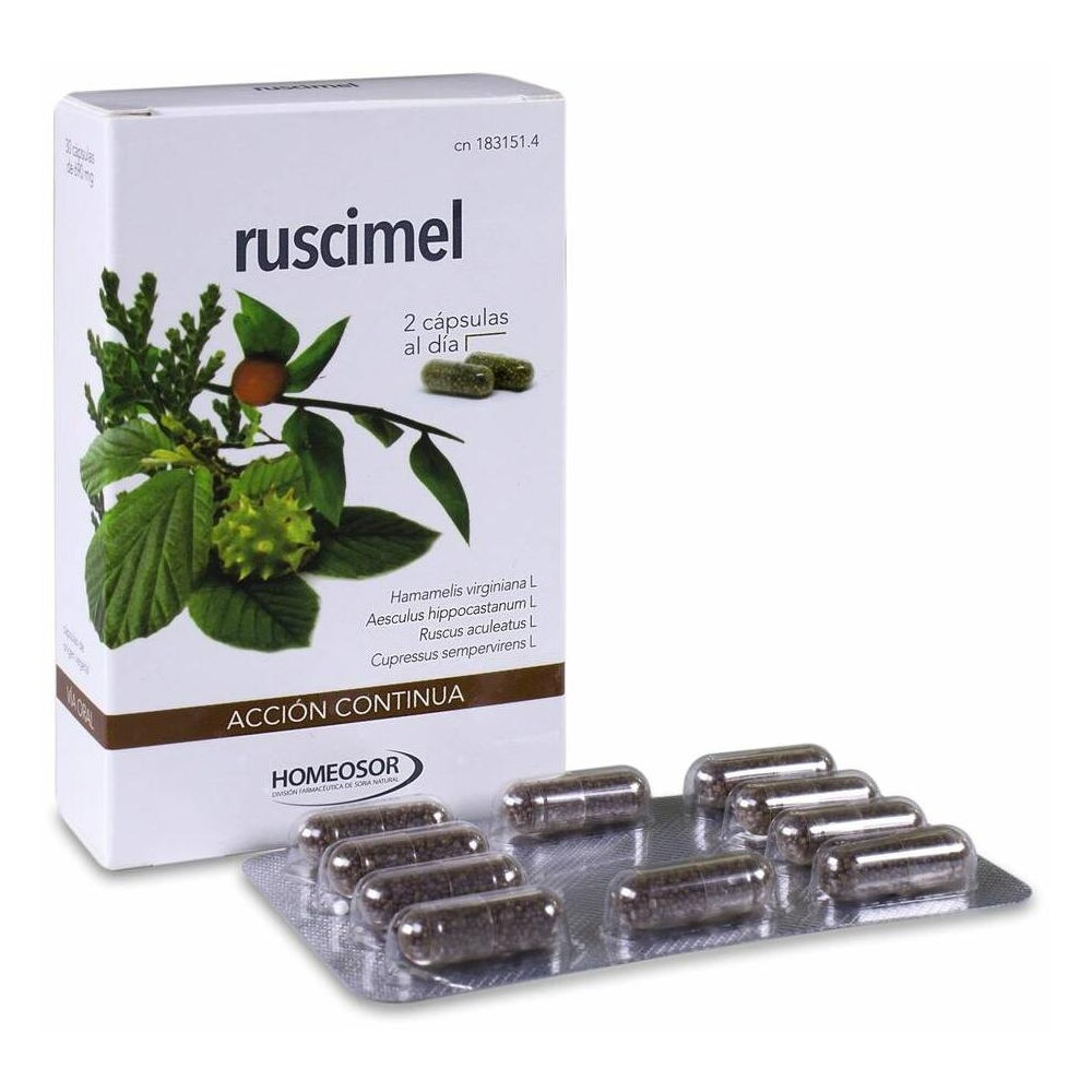 Ruscimel Acc Continua 30N Caps Homeosor