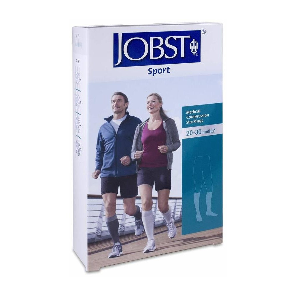 Jobst Sport Calcetín Ccl2 Negro Y Gris Talla M, 1 Par