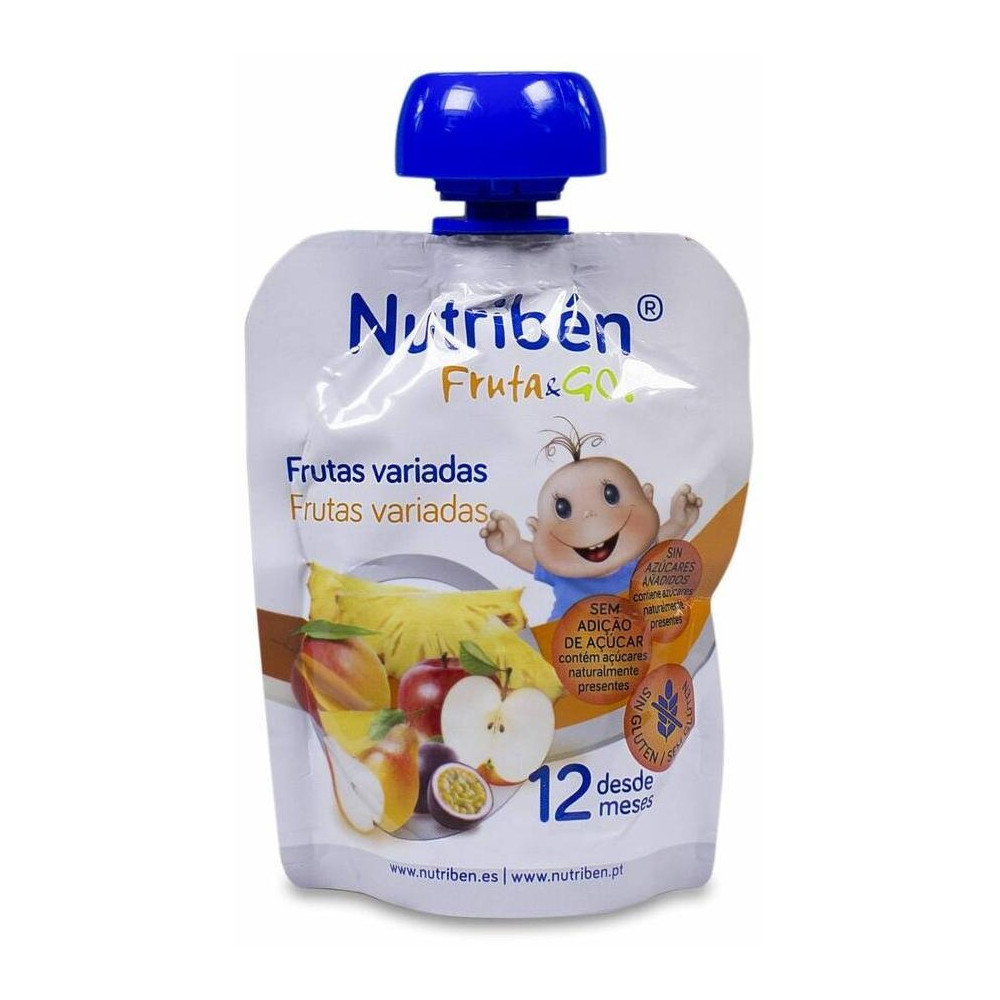 Nutribén Fruta Y Go! Frutas Variadas, 90 G