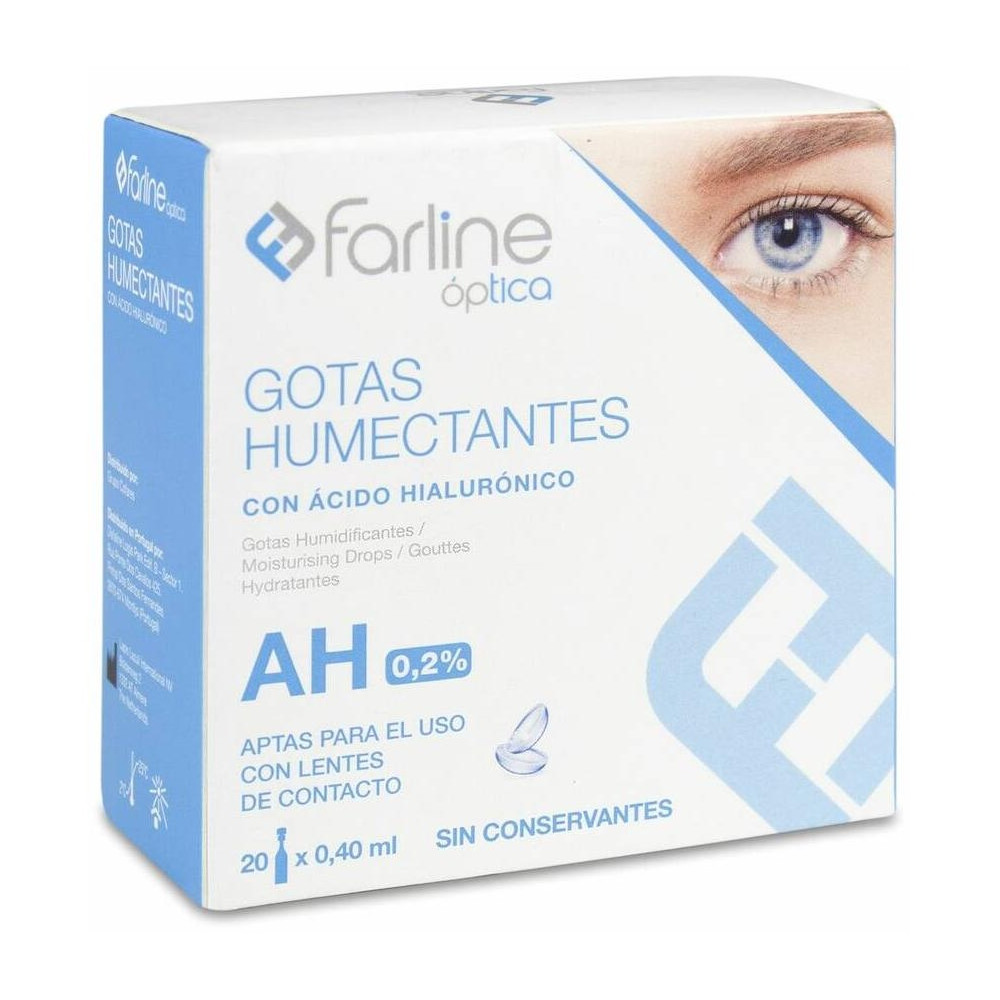 Farline Gotas Humectantes Con Ácido Hialurónico, 20 Monodosis