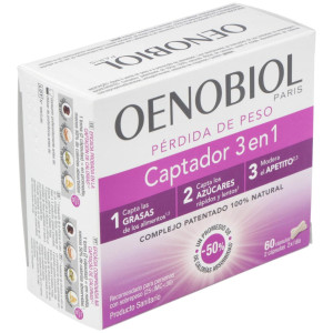 Oenobiol Captador Grasas 3 En 1 60Caps