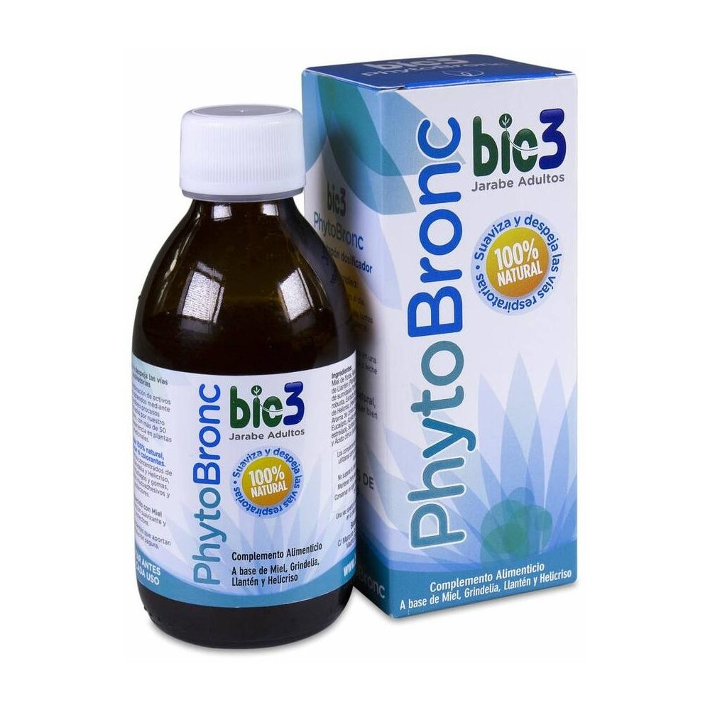 Bio3 Phytbronc Jarabe Adultos 100% Natural 210G