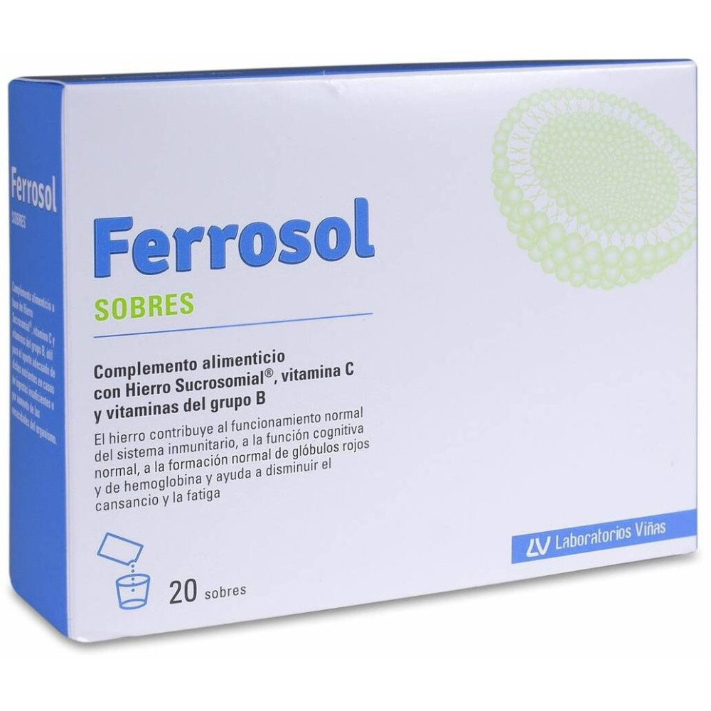 Ferrosol 20 Sobres - Ferrosol