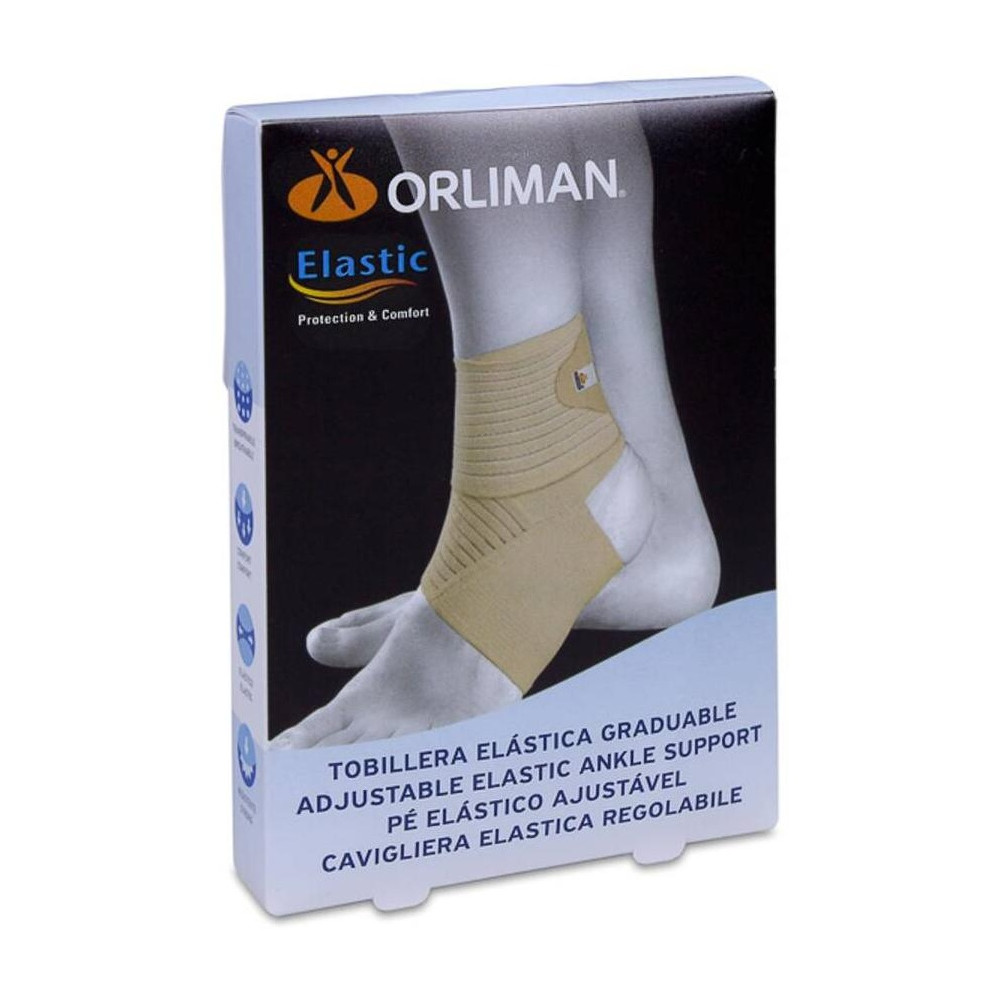 Orliman Tobillera Elástica Graduable Tn-241 Talla 1, 1 Unidad