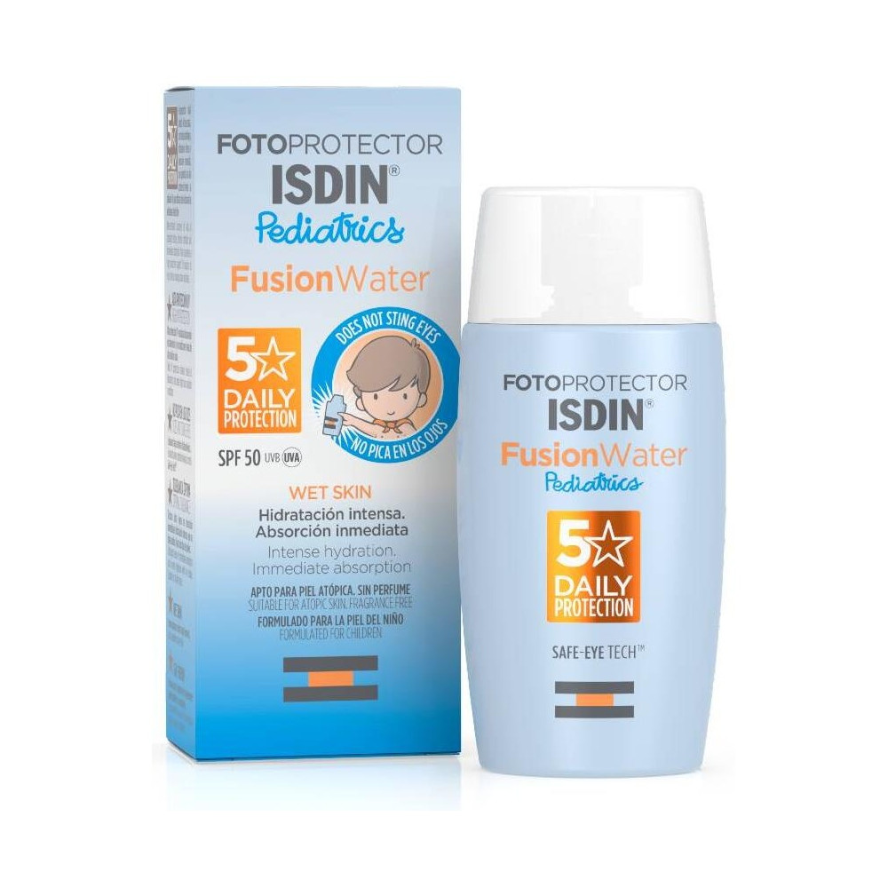 Isdin Pediatrics Fotoprotector Fusion Water Spf 50+, 50 Ml