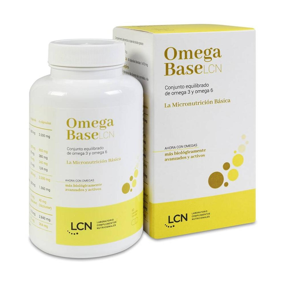 Lcn 1955 Omega Base Lcn, 60 Cápsulas Blandas