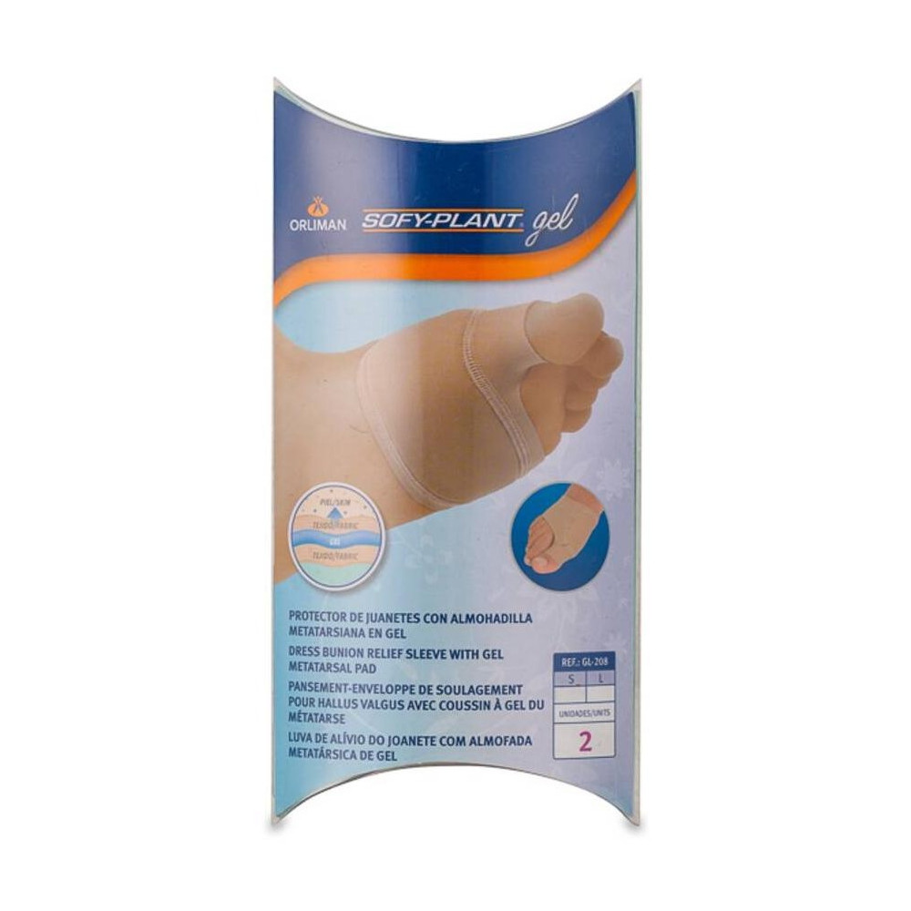 Actius Protector Elástico Juanete Acp924 Talla S, 2 Unidades