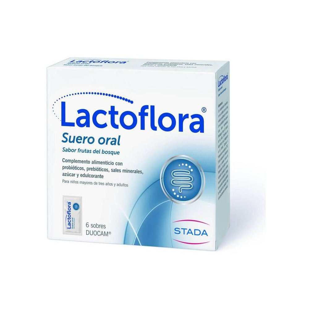 Lactoflora Suero Oral Sabor Frutas Del Bosque 6 Sobres