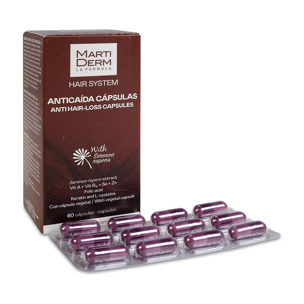 Martiderm Hair System Tratamiento Anticaída 60 Cápsulas