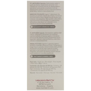 Martiderm Hair System Tratamiento Anticaída 60 Cápsulas