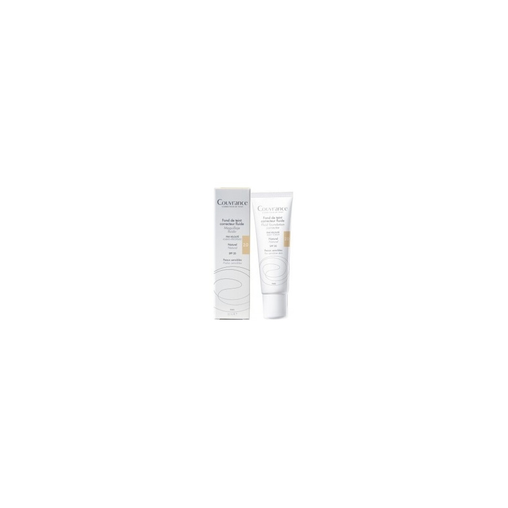 Avène Couvrance Maquillaje Fluido Color Natural Spf 20, 30 Ml