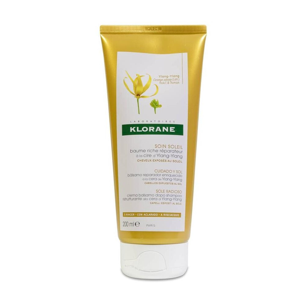 Klorane Bálsamo Reparador A La Cera De Ylang Ylang, 200 Ml