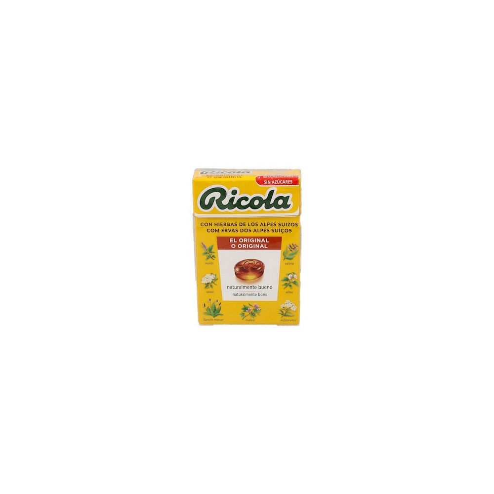 Ricola Caramelos Hierbas Suizas Sin Azúcar, 50 G