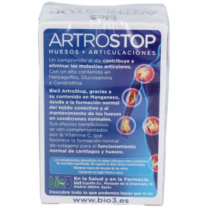 Bio3 Artrostop Huesos Y Articulaciones 30Comp