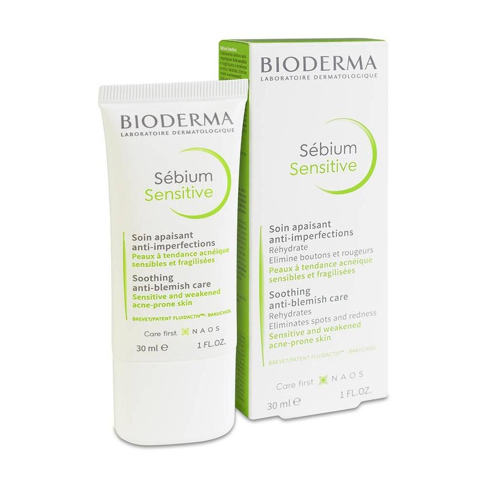 Sébium Sensitive Calma, Rehidrata Y Elimina Las Lesiones Del Acné, Tratamientos Faciales Bioderma - Perfumes Club