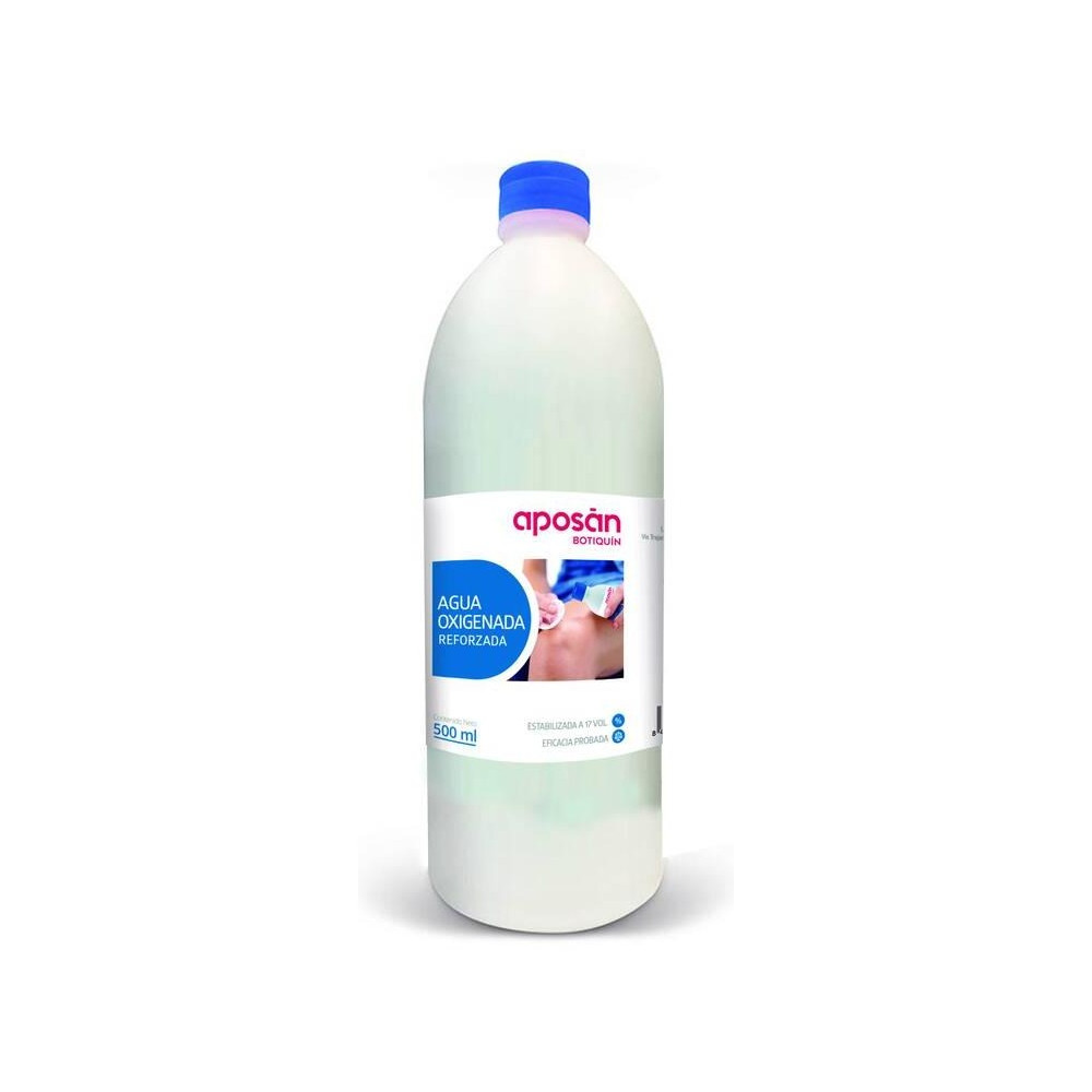 Aposán Agua Oxigenada Reforzada, 500 Ml