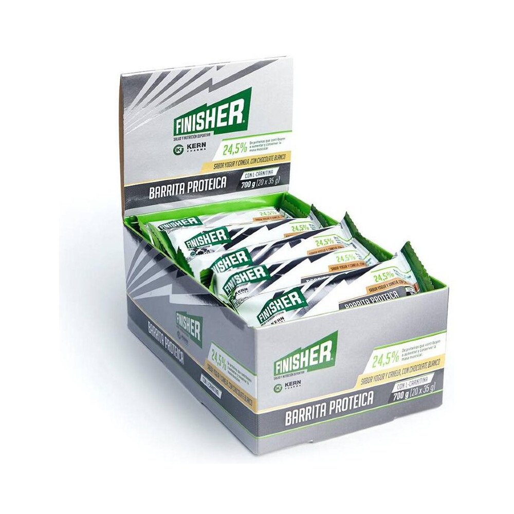 Finisher Barrita Proteica Yogur Y Canela, 20 Uds