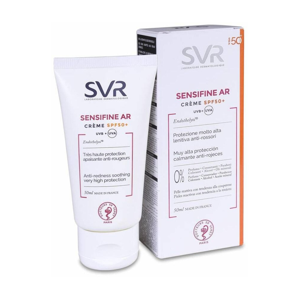 Svr Sensifine Ar Crème Spf50+ Crema Solar Calmante Anti-Rojeces 40Ml