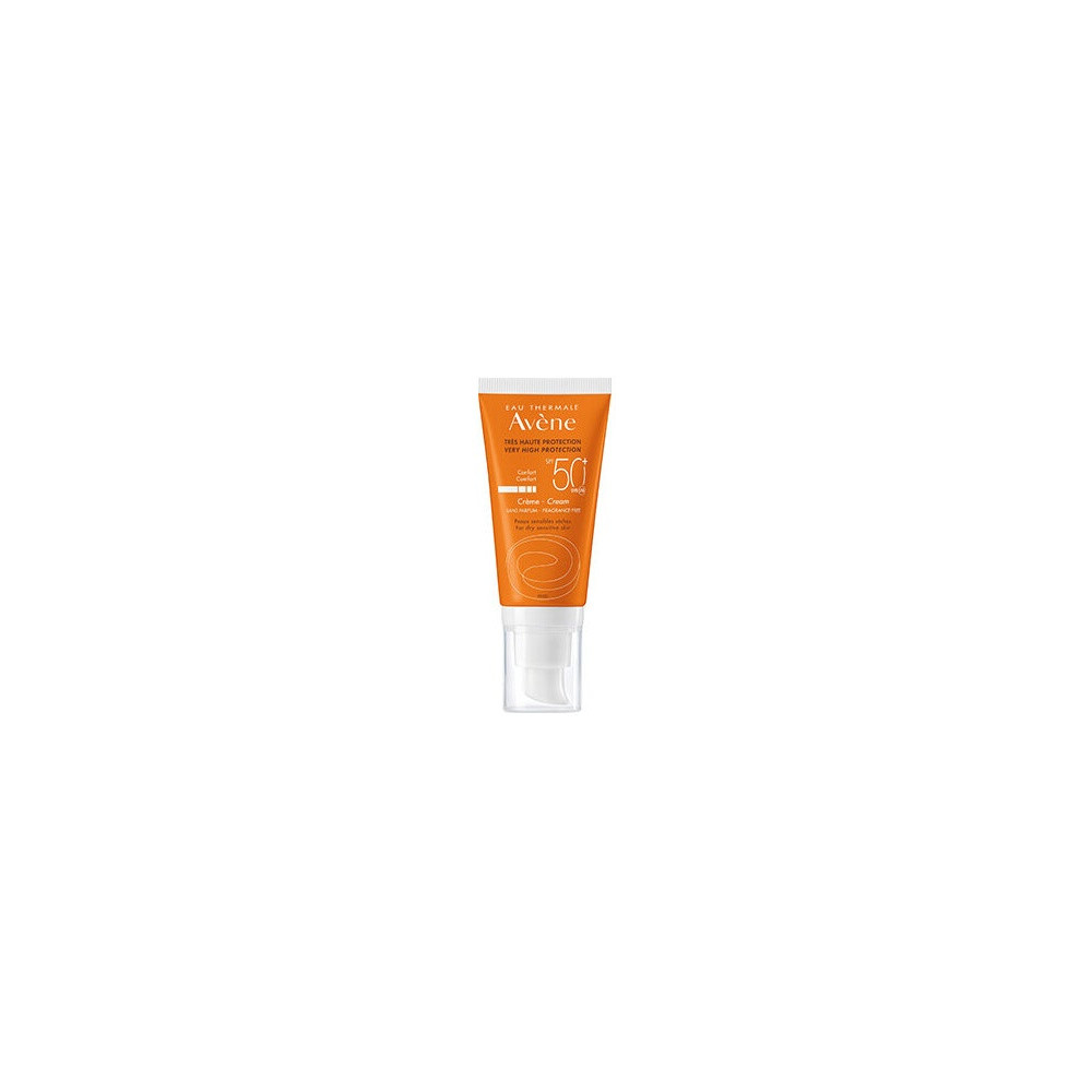 Avène Solar Crema Spf 50+ Sin Perfume, 50 Ml