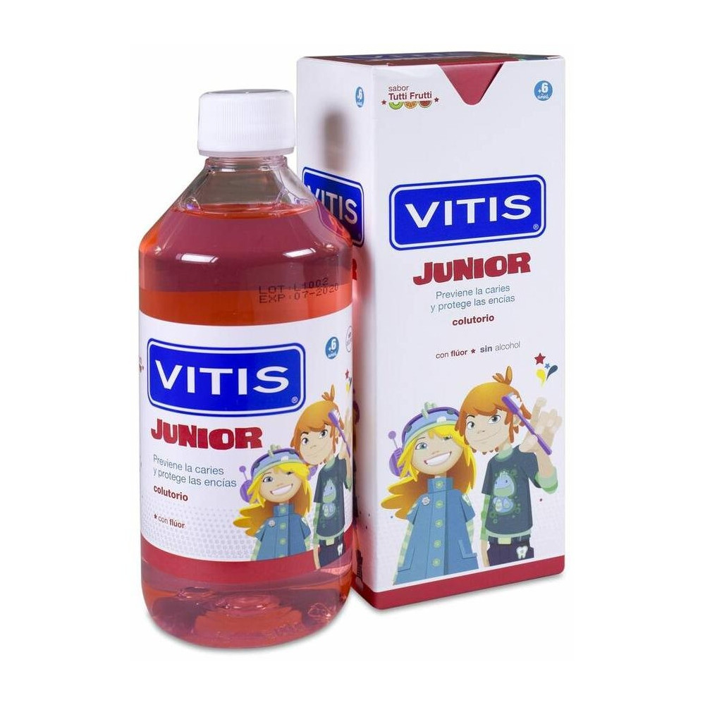Vitis Junior Colutorio Sabor Tutti Frutti, 500 Ml