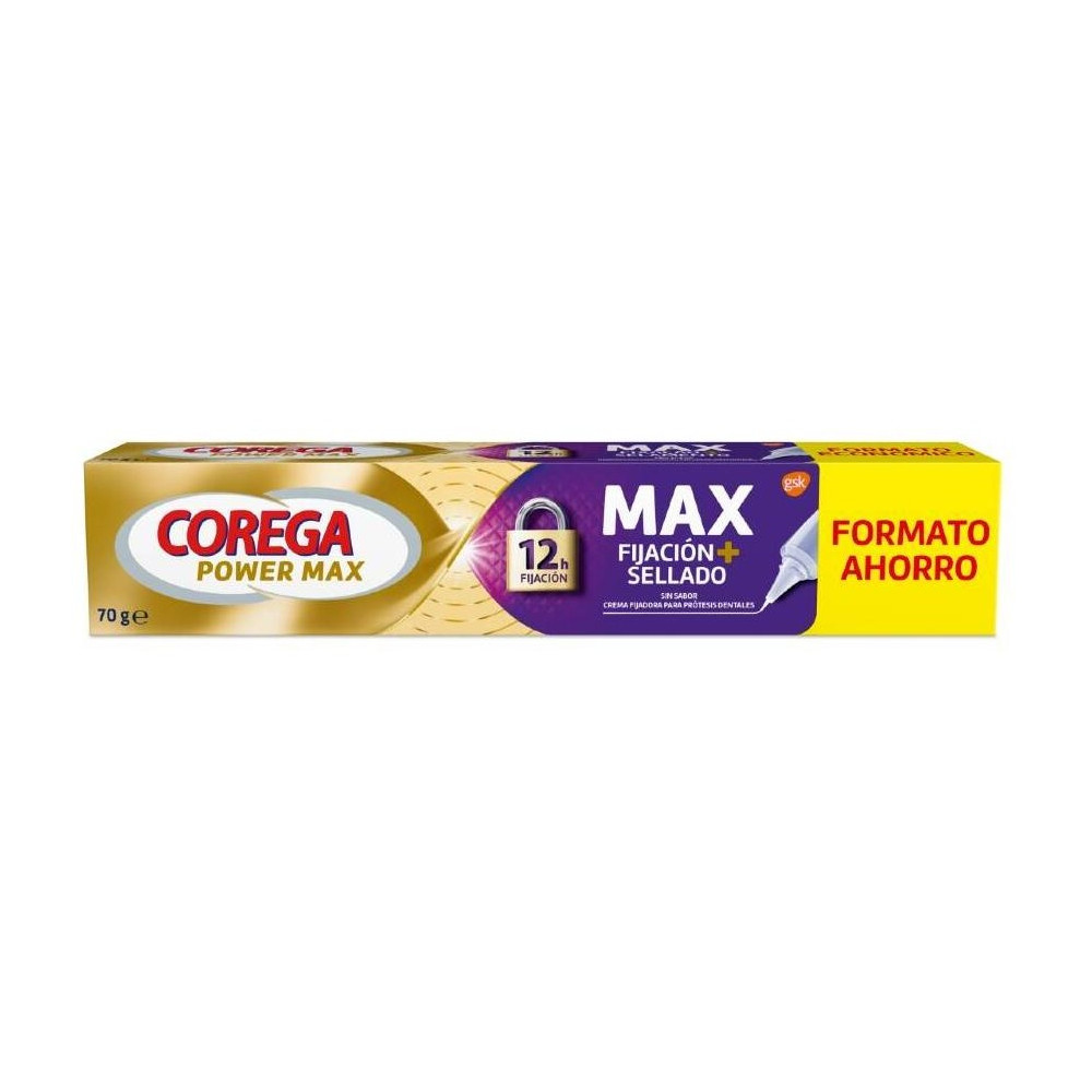 Corega Máxima Fijación + Sellado Para Prótesis Dentales 70G