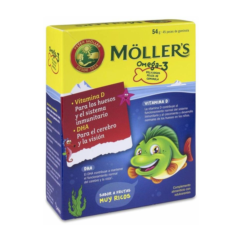Möller'S Omega-3 Sabor Tutti-Frutti, 54 G