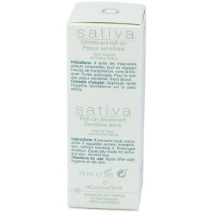 Sativa Desodorante Natural Cosmeclinik Roll On 75Ml