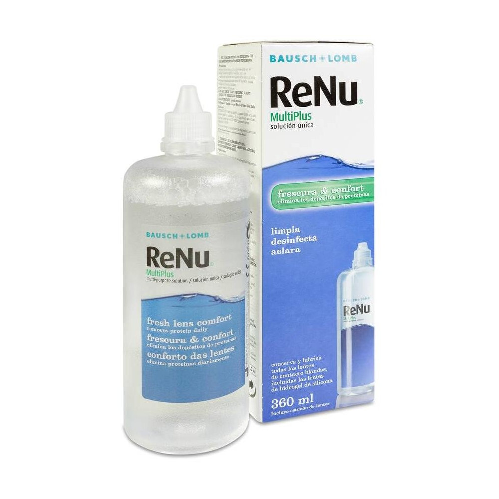 Bausch Y Lomb Renu Multiplus Solución Única 360Ml + Estuche De Regalo