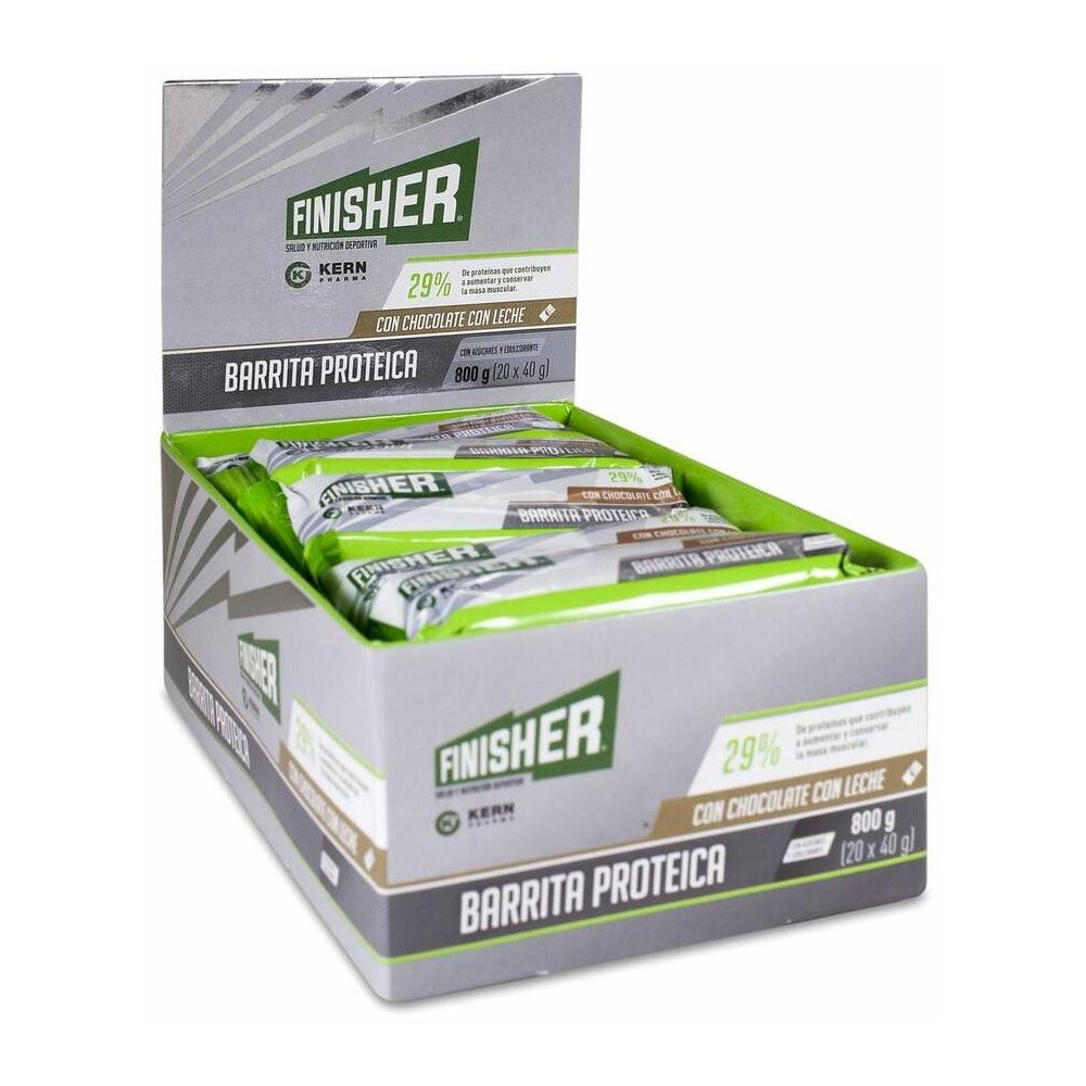 Finisher Barritas Proteicas Chocolate Con Leche 20 Uds