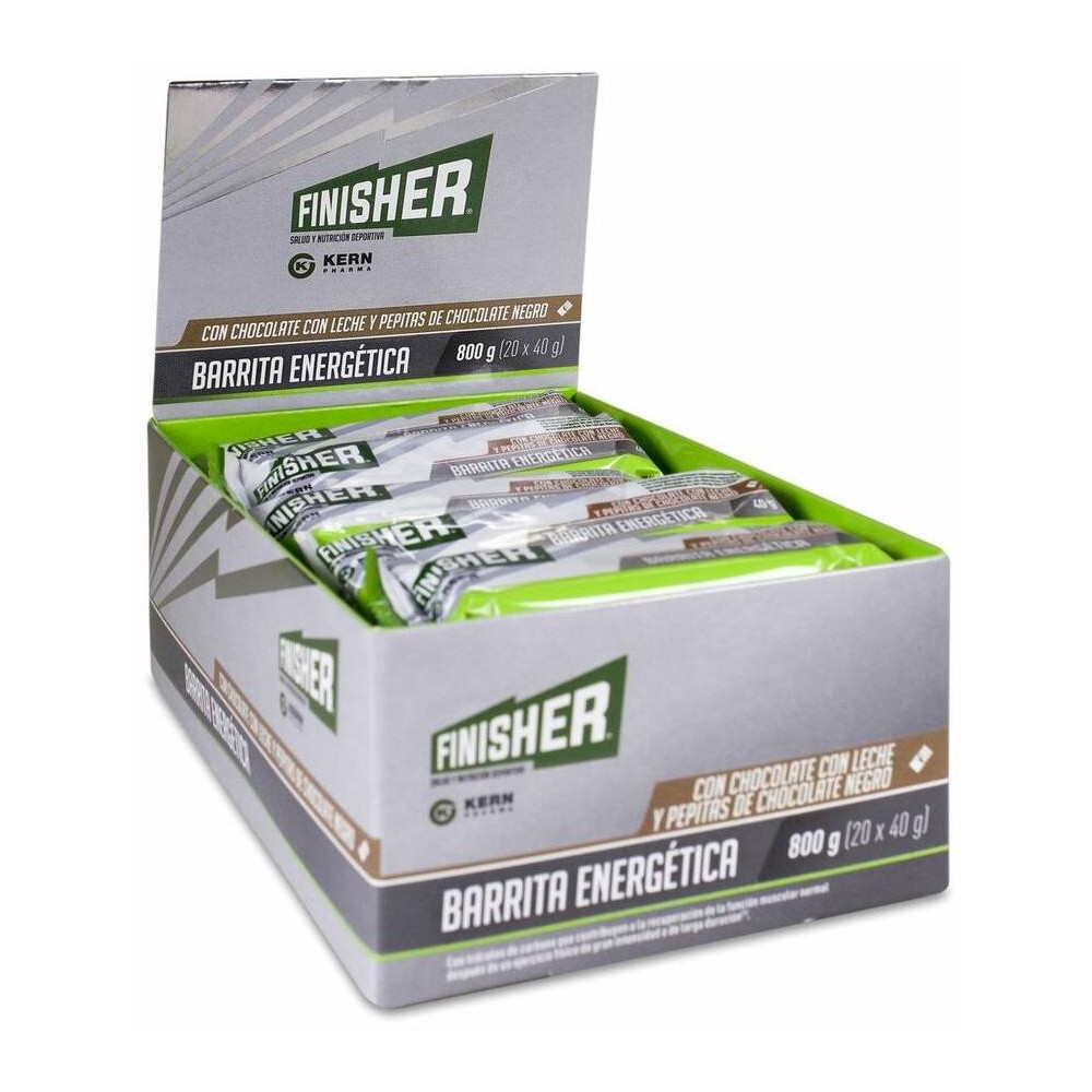 Finisher Energéticas Chocolate Con Leche Y Pepitas De Chocolate Negro 20 Uds