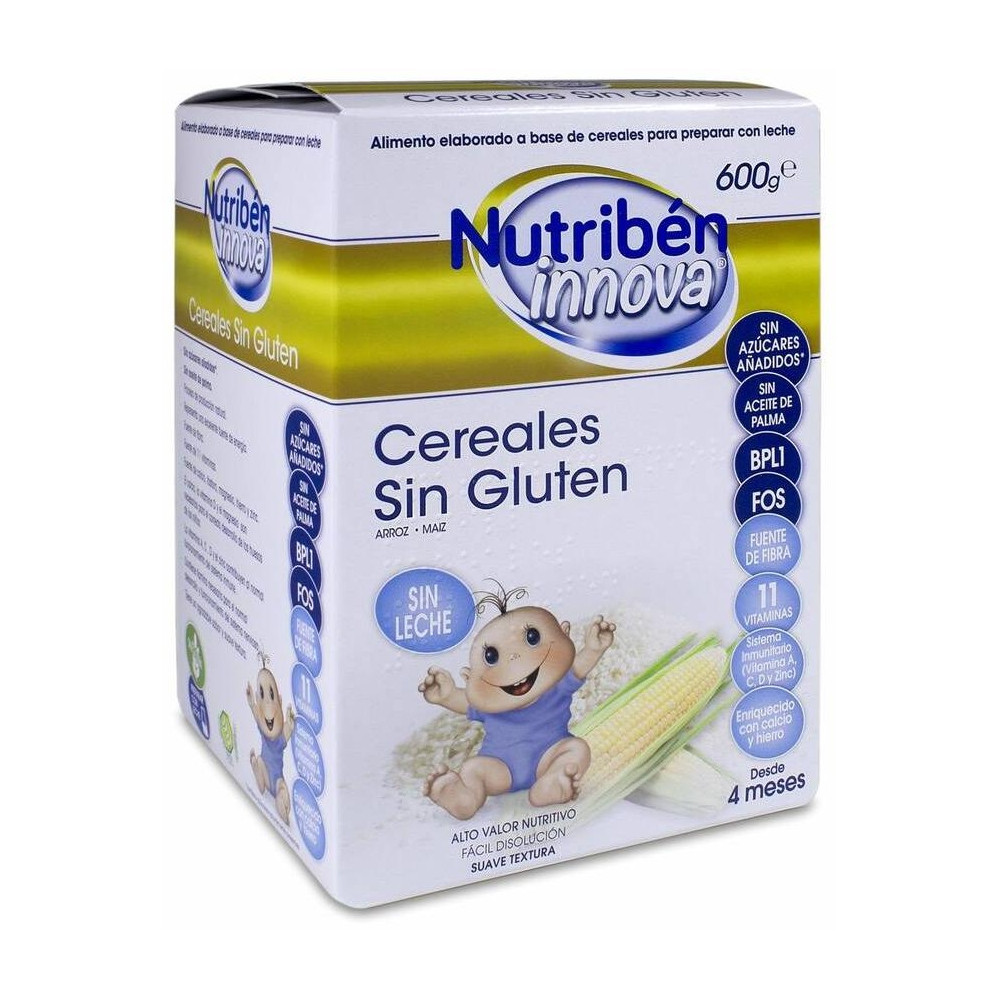 Nutriben Pap Innova Cereales S/Gluten 600Gr.