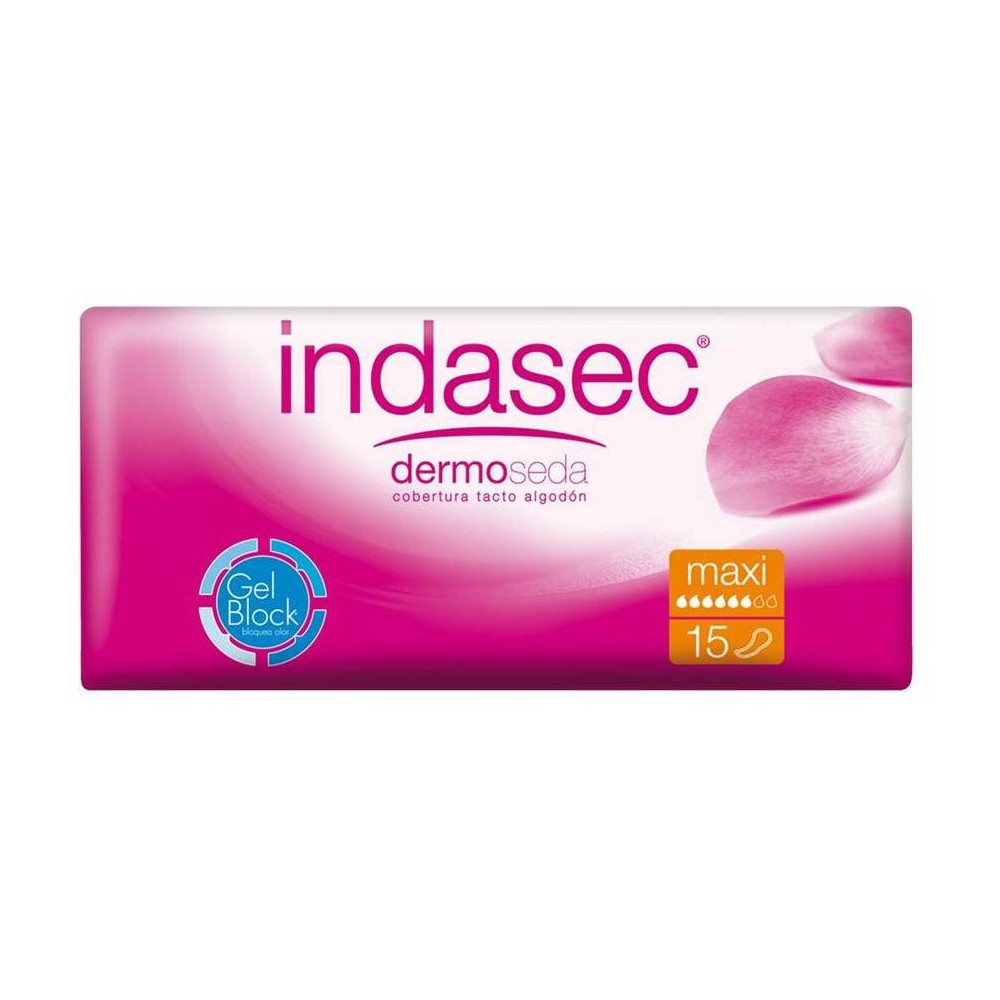 Indasec Maxi Compresas Perdidas Leves 15Uds