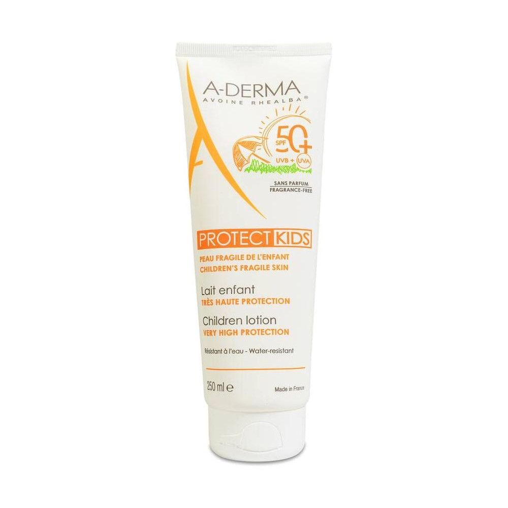 A-Derma Kids Leche Niños Muy Alta Protección 50+, 250 Ml