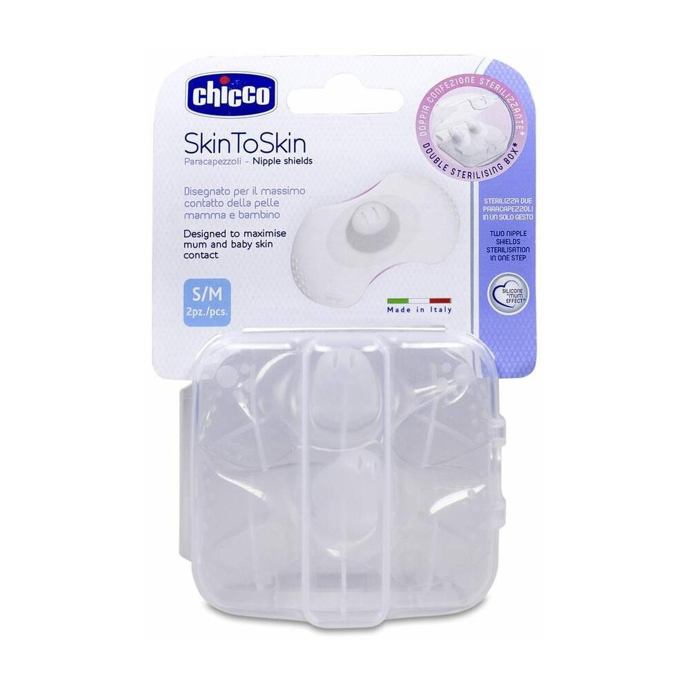 Protegepezon Silicona Chicco Skintoskin 2 U T- S/M 2 U