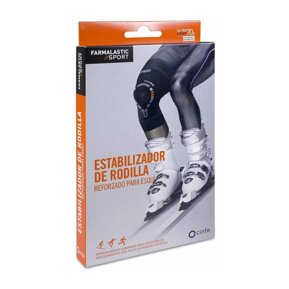 Estabilizador De Rodilla Reforzado Para Esqui Farmalastic Sport T- Xs