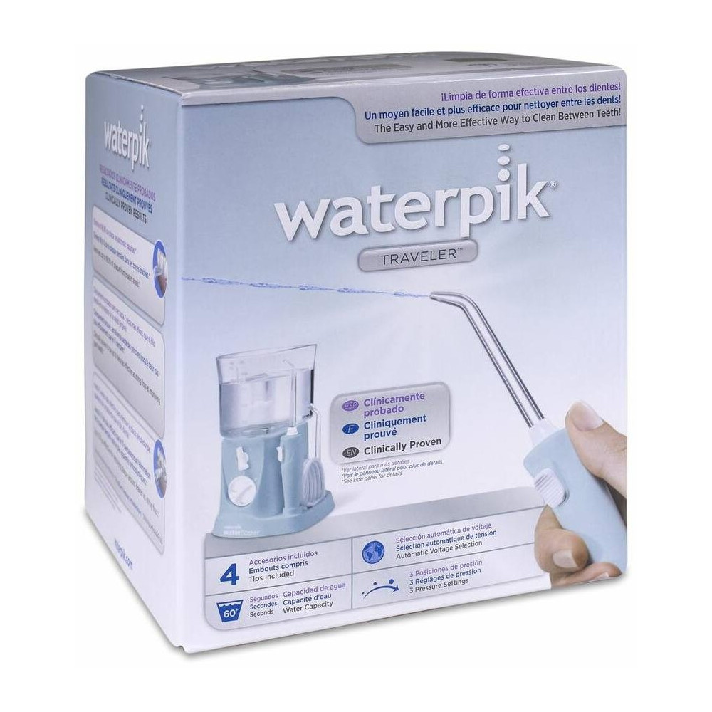 Irrigador Dental Waterpik Viaje Wp300 400Ml Azul
