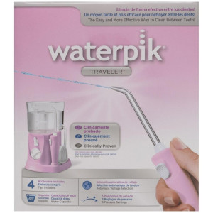 Waterpik® Traveler Irrigador Bucal Eléctrico Rosa Wp-300