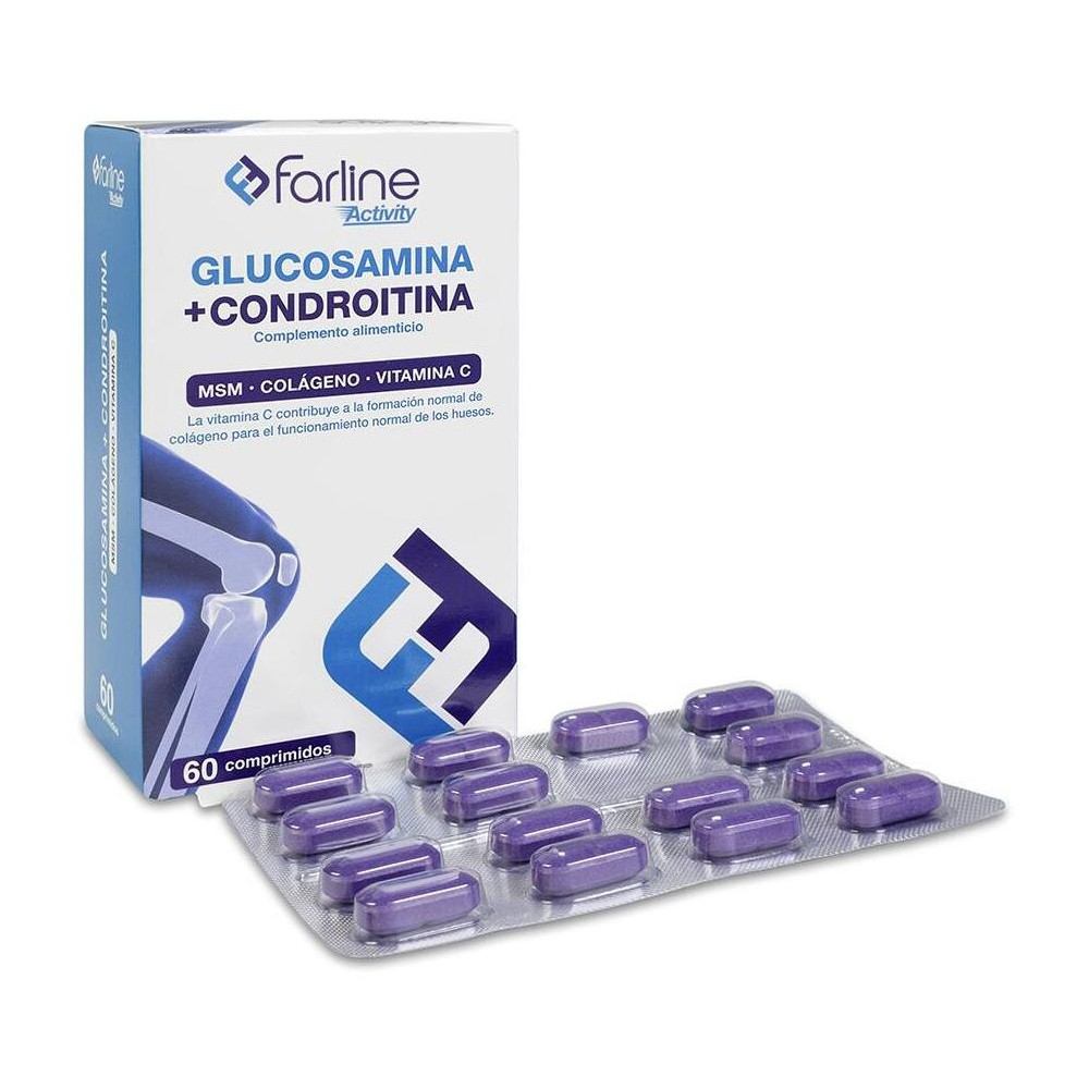 Farline Glucosamina Y Condroitina, 60 Comprimidos