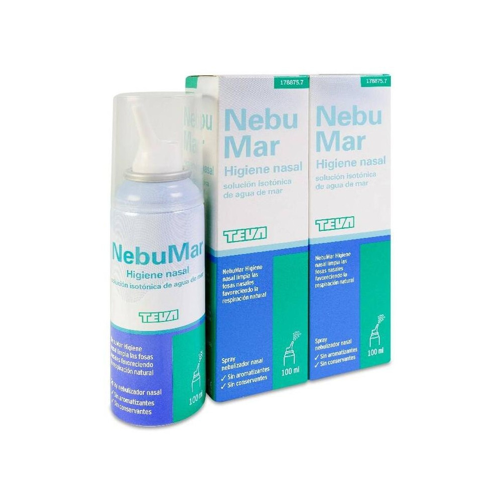 Duplo Nebumar Spray Higiene Nasal 100 Ml, 2 Unidades