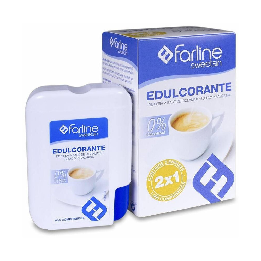 Pack Farline Sweetsin Edulcorante, 2 X 500 Comprimidos