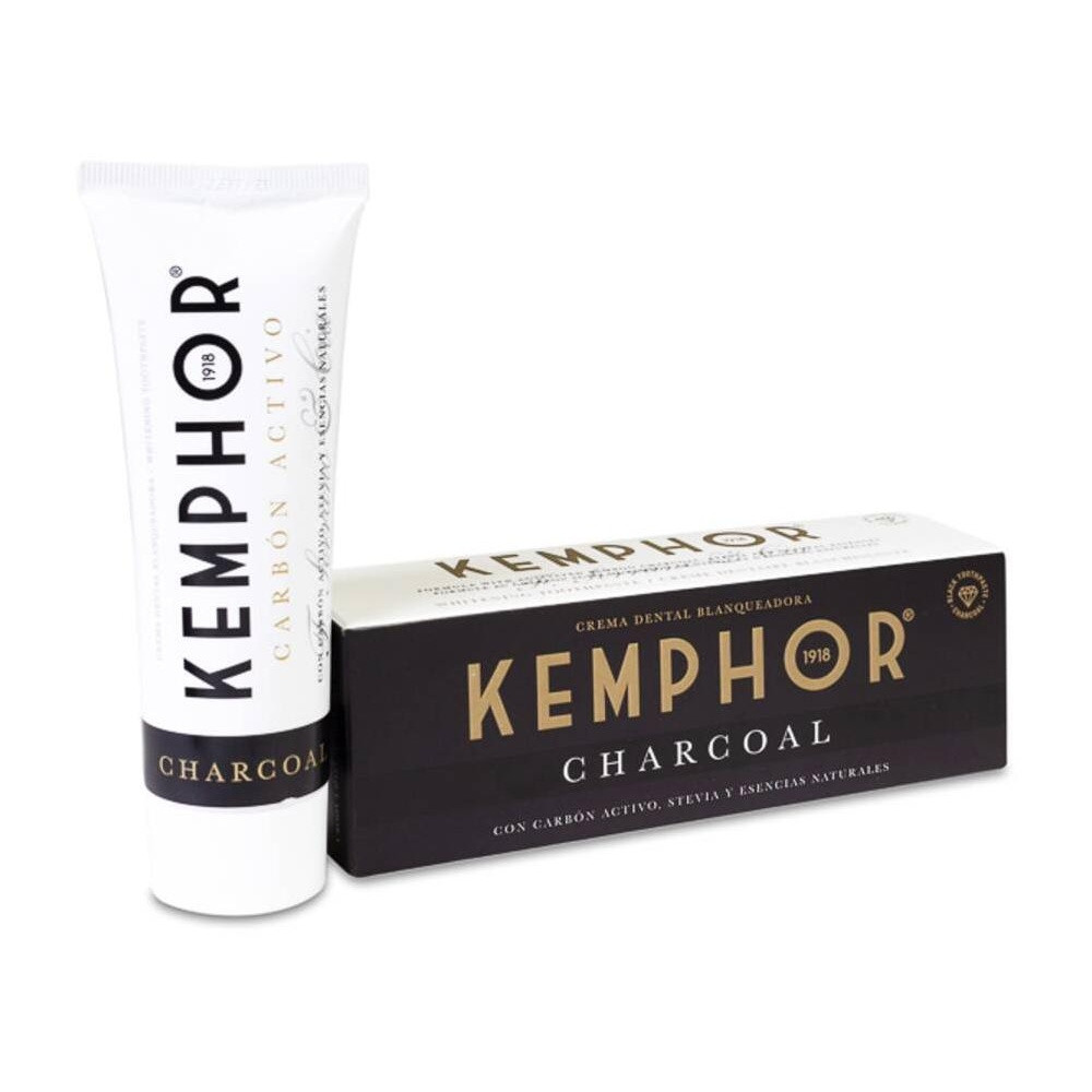 Kemphor 1918 Crema Dental Blanqueadora Charcoal, 75 Ml