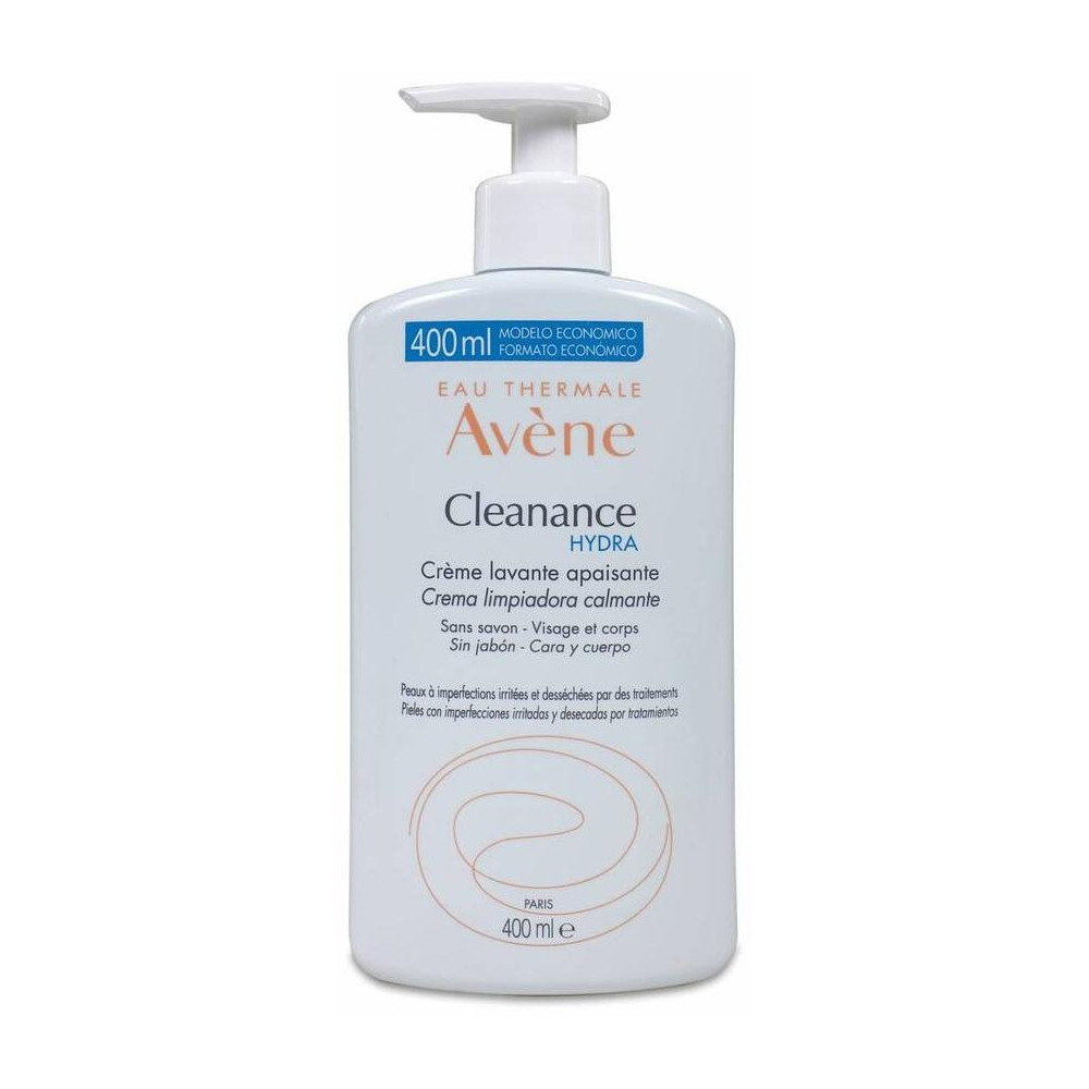 Avène Cleanance Hydra Crema Limpiadora Calmante, 400 Ml