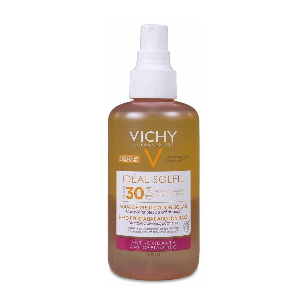 Vichy Idéal Soleil Agua Protectora Antioxidante Spf 30, 200 Ml