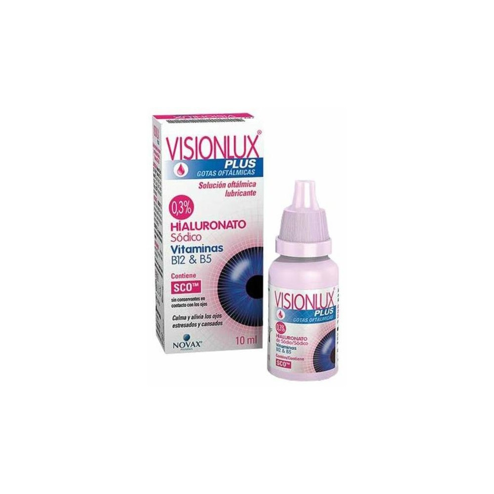 Visionlux Plus Hialuronico Y Vit Gotas 10 Ml