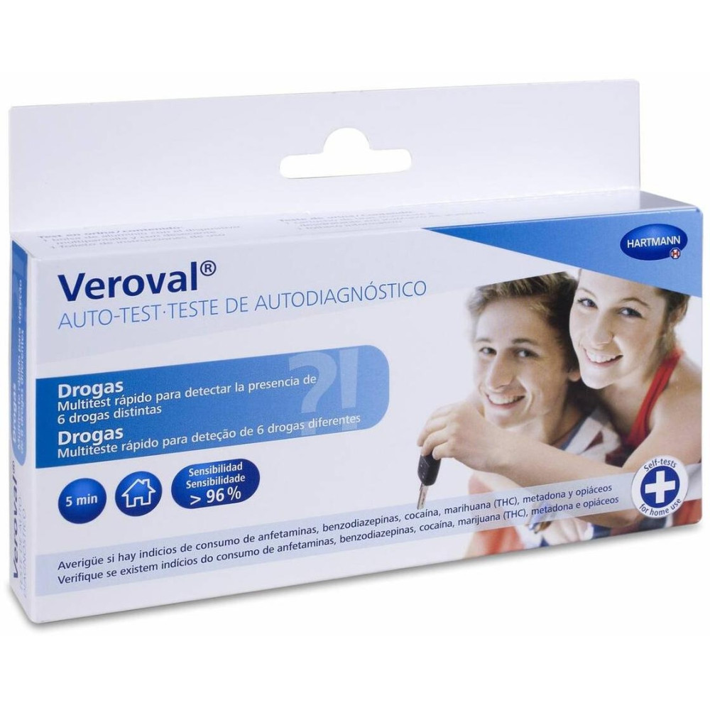Veroval Test De Autodiagnóstico De Drogas, 1 Ud