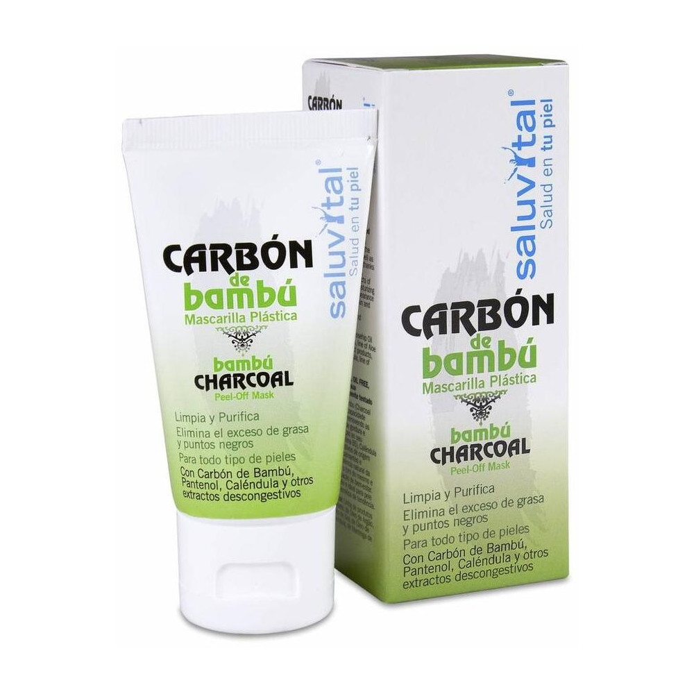 Saluvital Mascarilla De Carbón De Bambú, 50 Ml