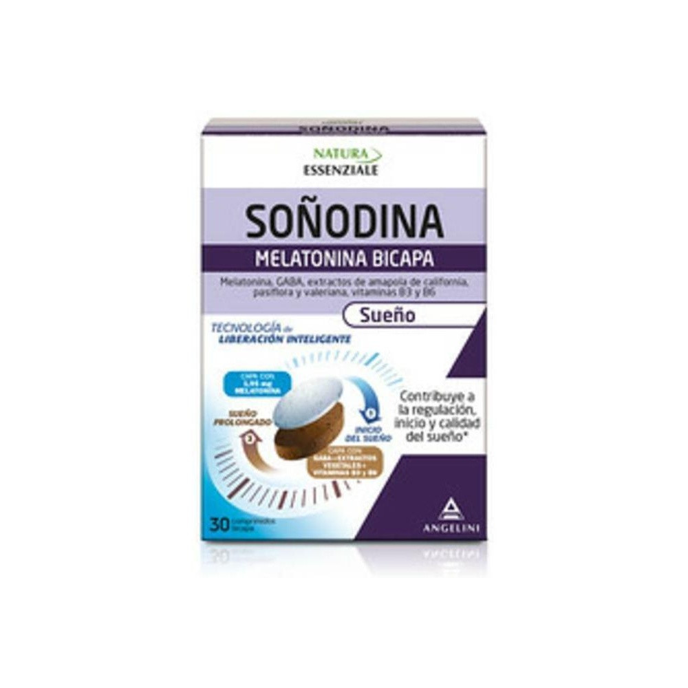 Angelini Natura Soñodina 30 Comprimidos Bicapa