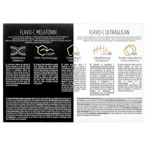 Isdinceutics Rutina Antioxidante Day Y Night Flavo-C Ultraglican + Flavo-C Melatonin, 10 Unidades + 10 Unidades