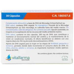 Vitalfarma Dha Select (Vegetal), 30 Cápsulas