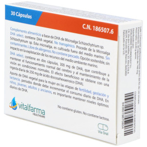 Vitalfarma Dha Select (Vegetal), 30 Cápsulas